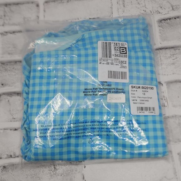 Lands End Tankini Swim Top 18 Square Neck Underwire Bra Tummy Control Swimsuit - Picture 9 of 15